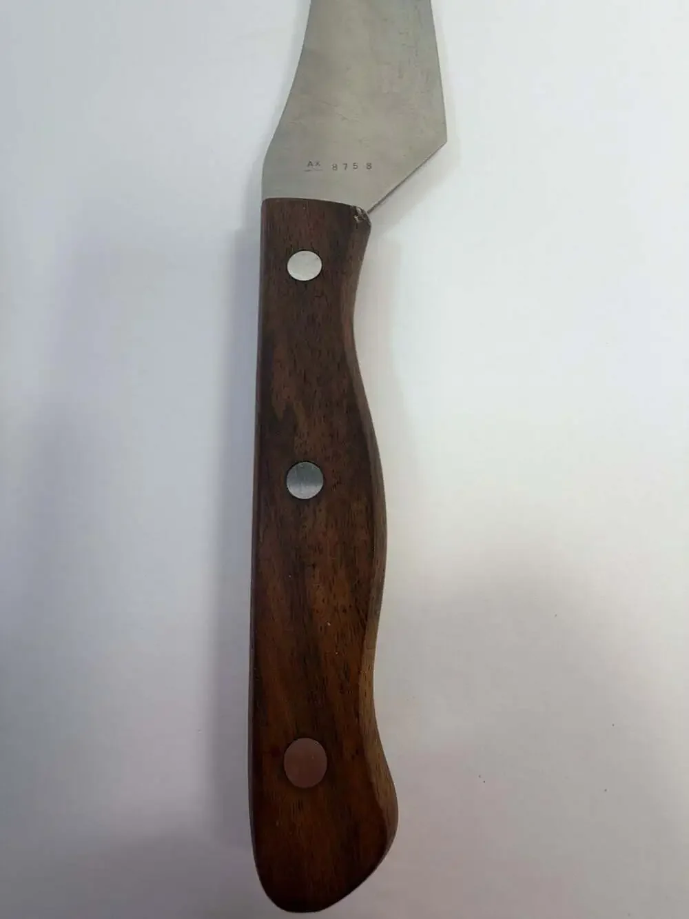 Vintage 400C Gold 3 Stainless‎ Japan Utility Knife with Wood Handle